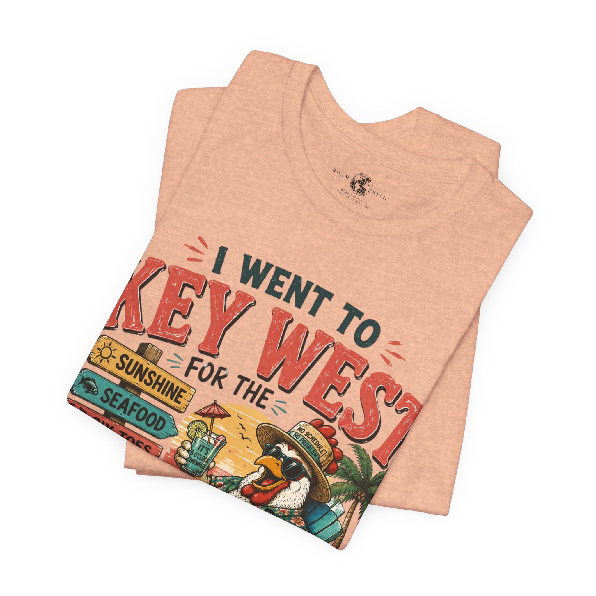 Key West Vacation T‑Shirt — "I Went to Key West for the Sunshine, Seafood, Six Toes & Questionable Decisions Were Made"