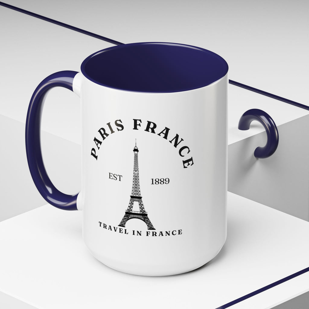 Paris France Eiffel Tower Coffee Mug – Travel Souvenir Accent Mug (11/15oz)