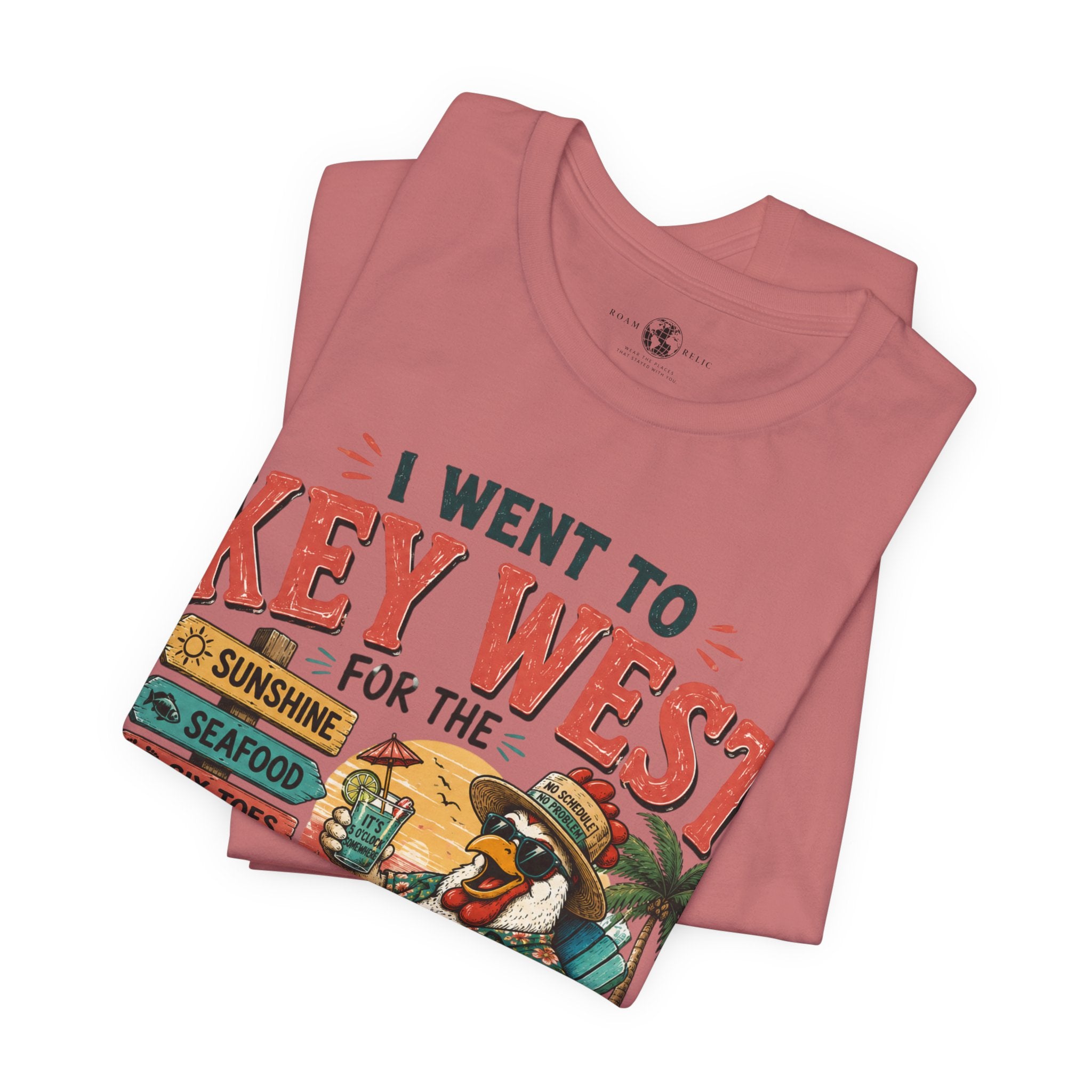 Key West Vacation T‑Shirt — "I Went to Key West for the Sunshine, Seafood, Six Toes & Questionable Decisions Were Made"