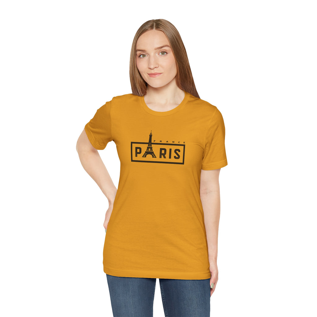 Paris Eiffel Tower Graphic Tee — Vintage Parisian Travel T‑Shirt