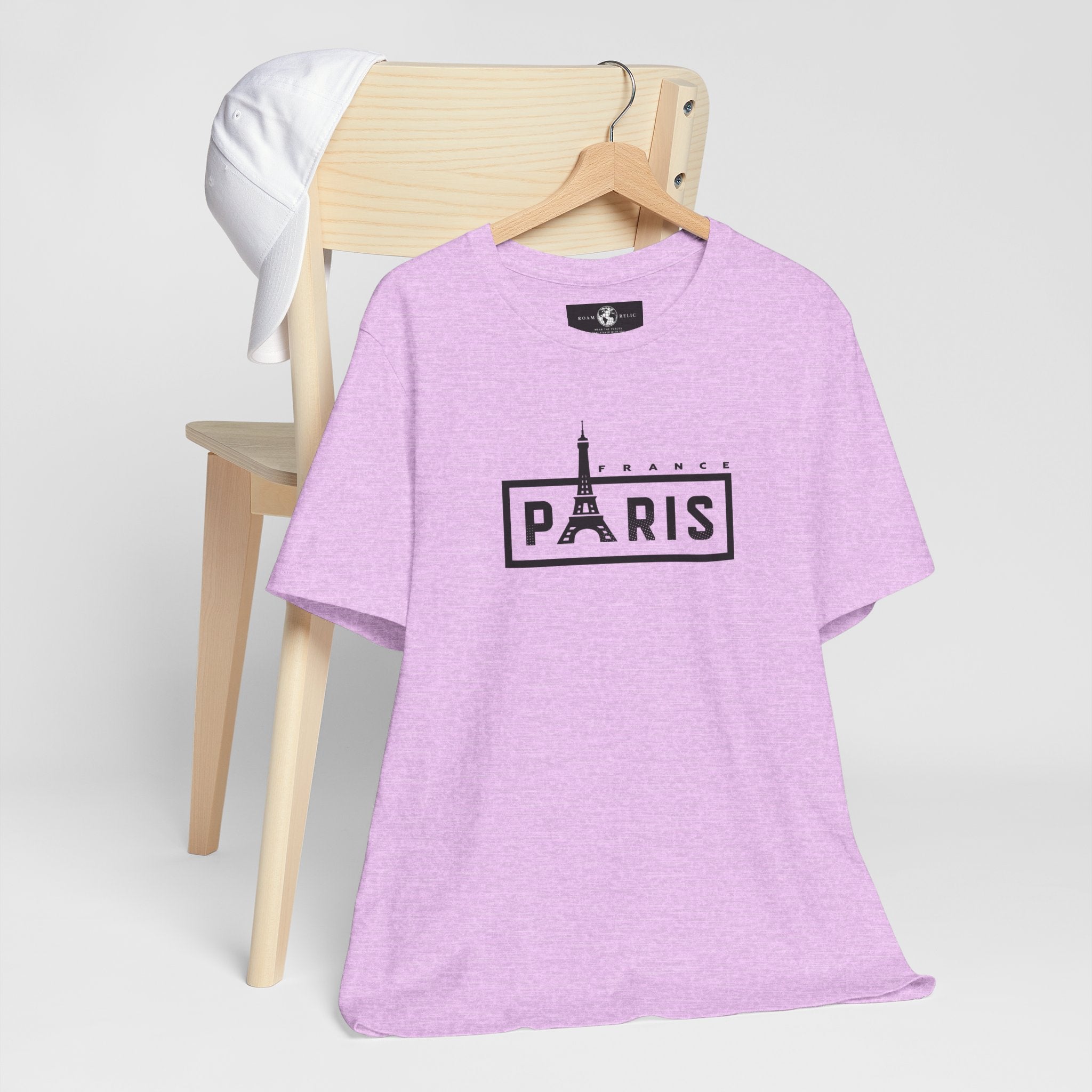 Paris Eiffel Tower Graphic Tee — Vintage Parisian Travel T‑Shirt