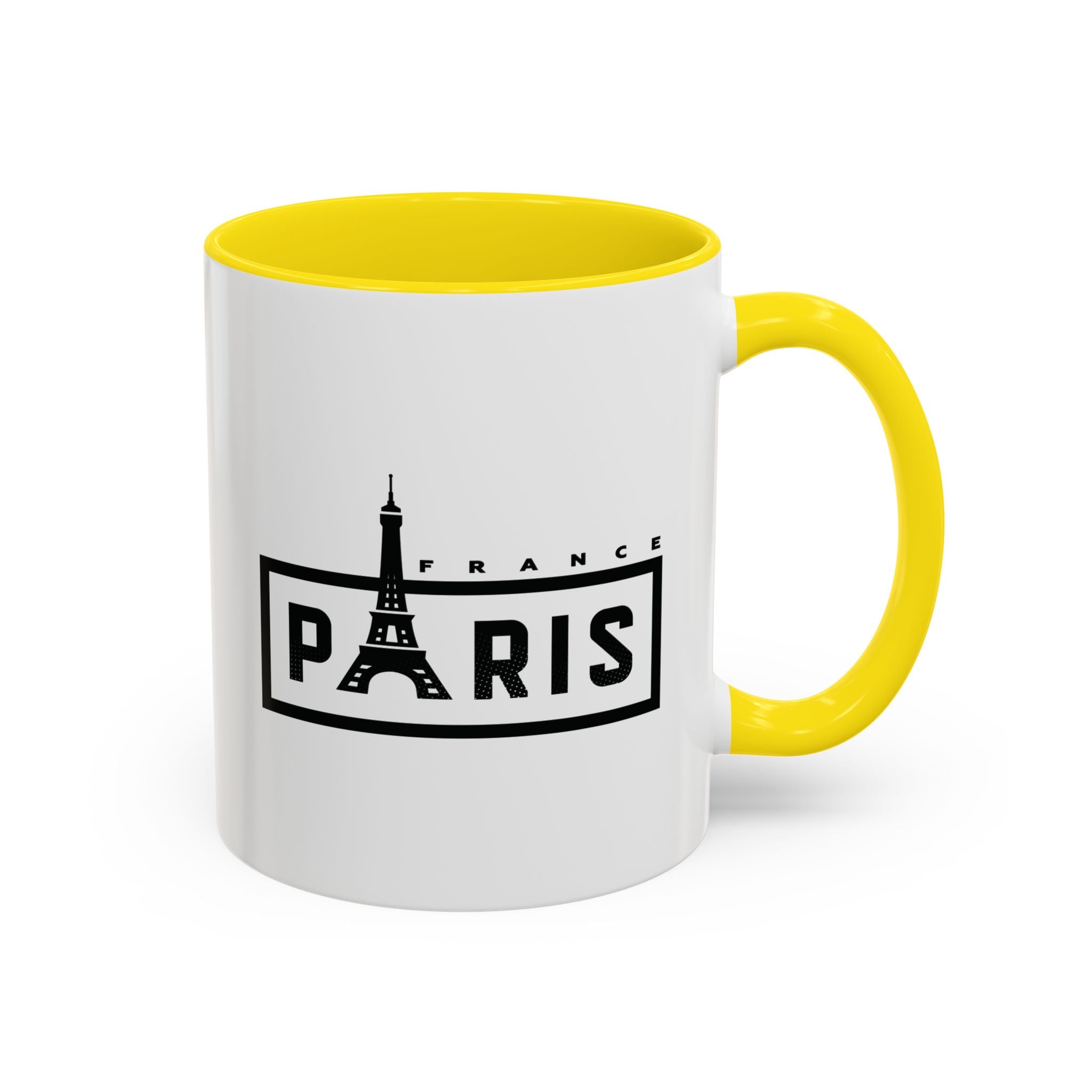 Paris Eiffel Tower Accent Coffee Mug – France Travel Souvenir (11/15oz)