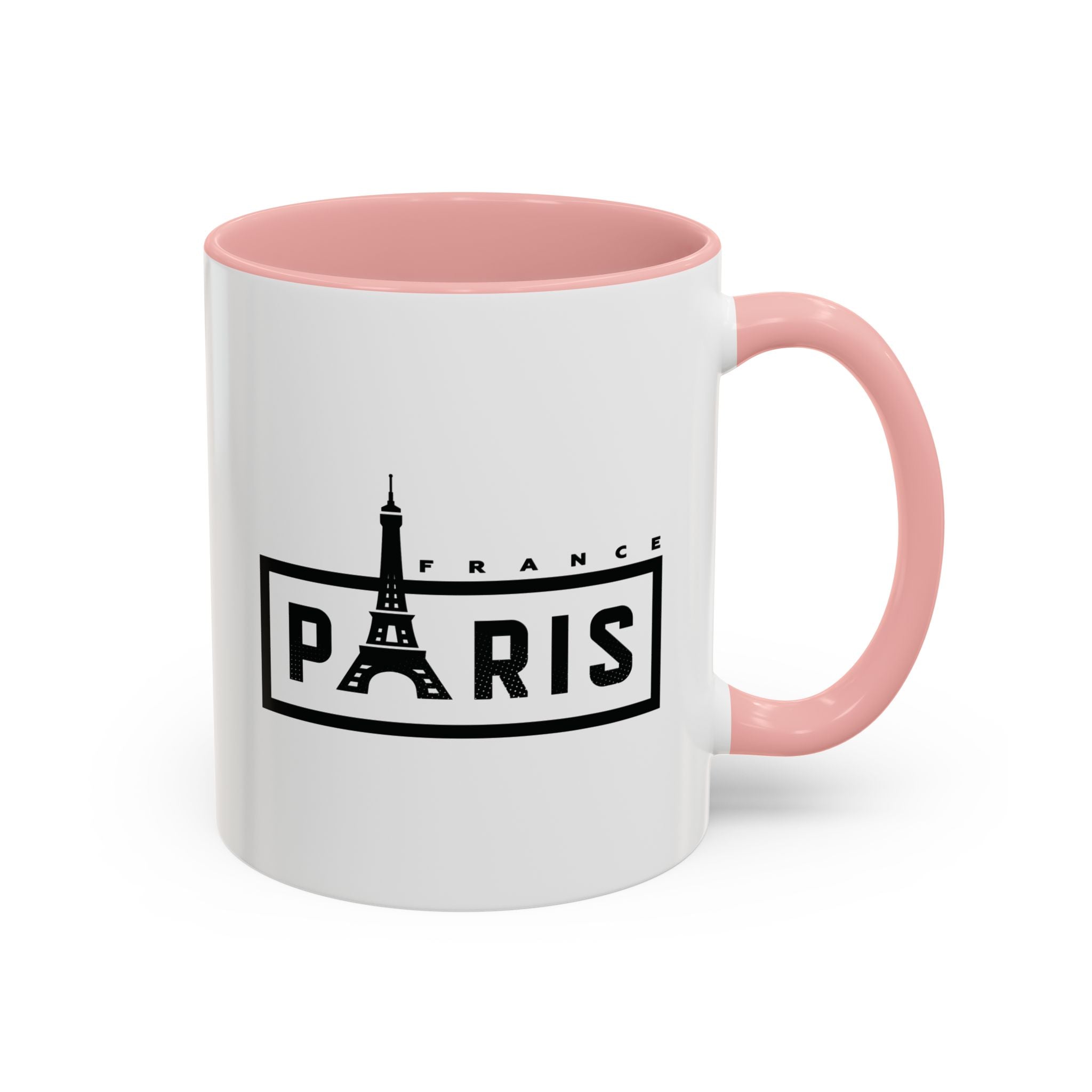 Paris Eiffel Tower Accent Coffee Mug – France Travel Souvenir (11/15oz)