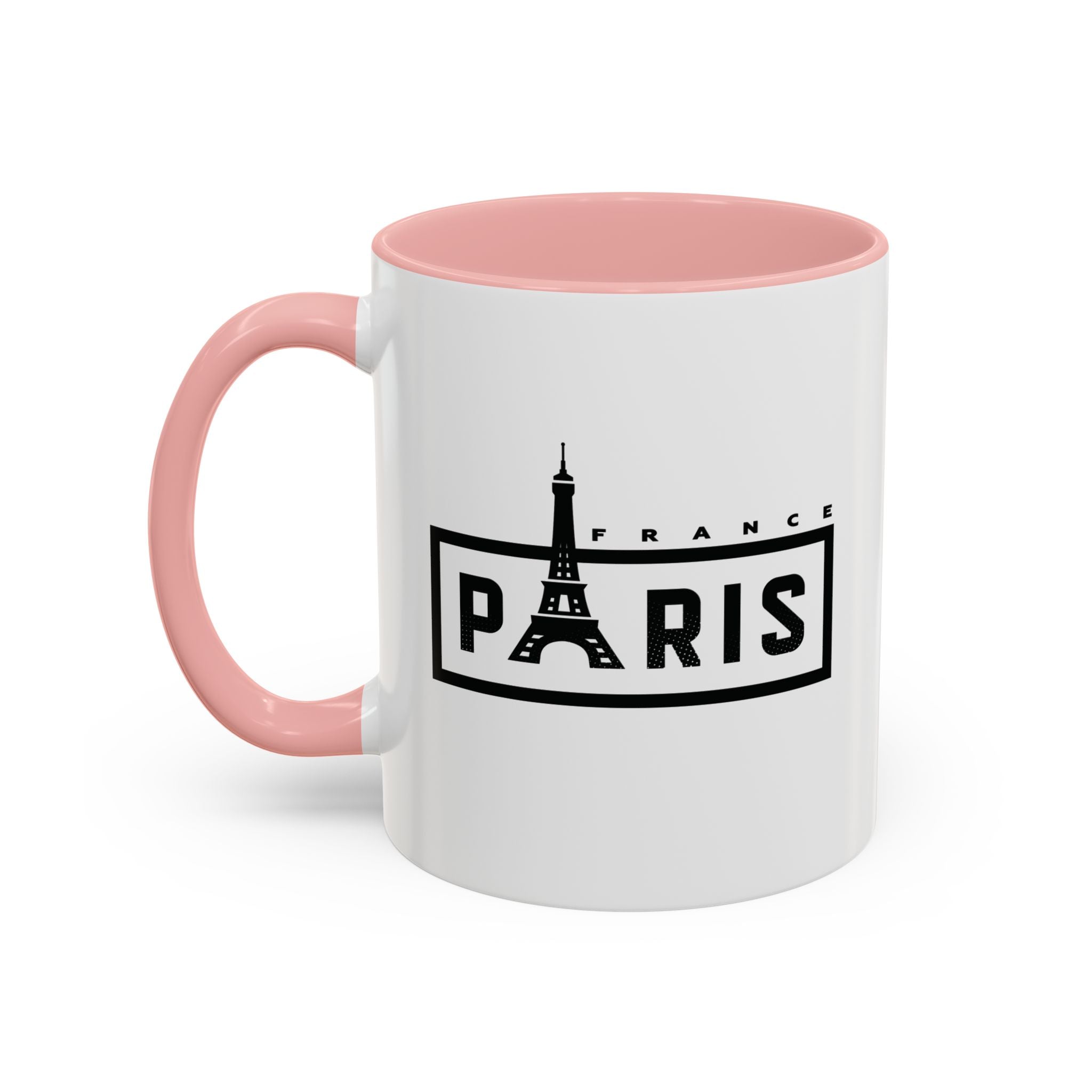 Paris Eiffel Tower Accent Coffee Mug – France Travel Souvenir (11/15oz)