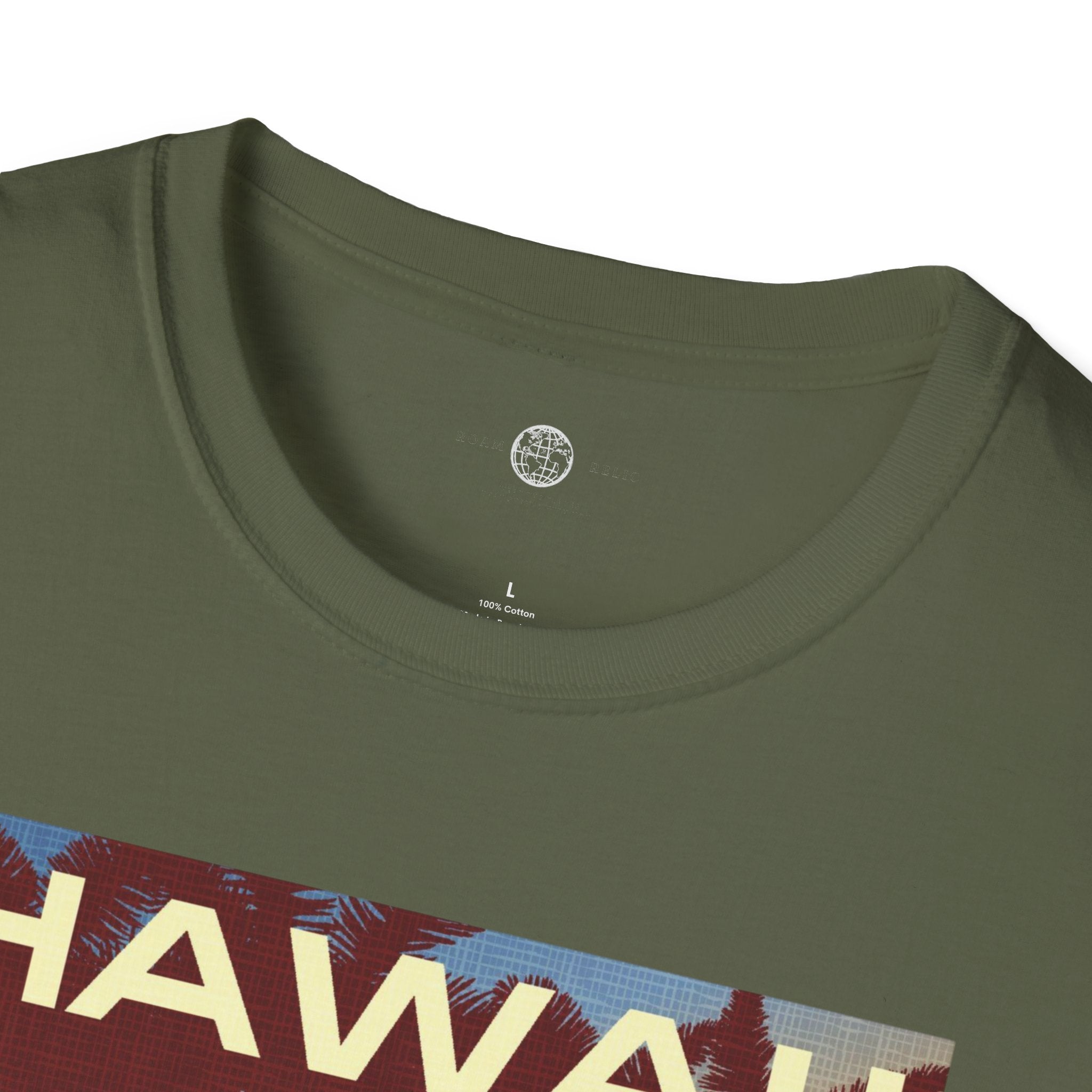 Hawaii Sunset T-Shirt — "Welcome to Adventure" Vintage Palm Beach Tee