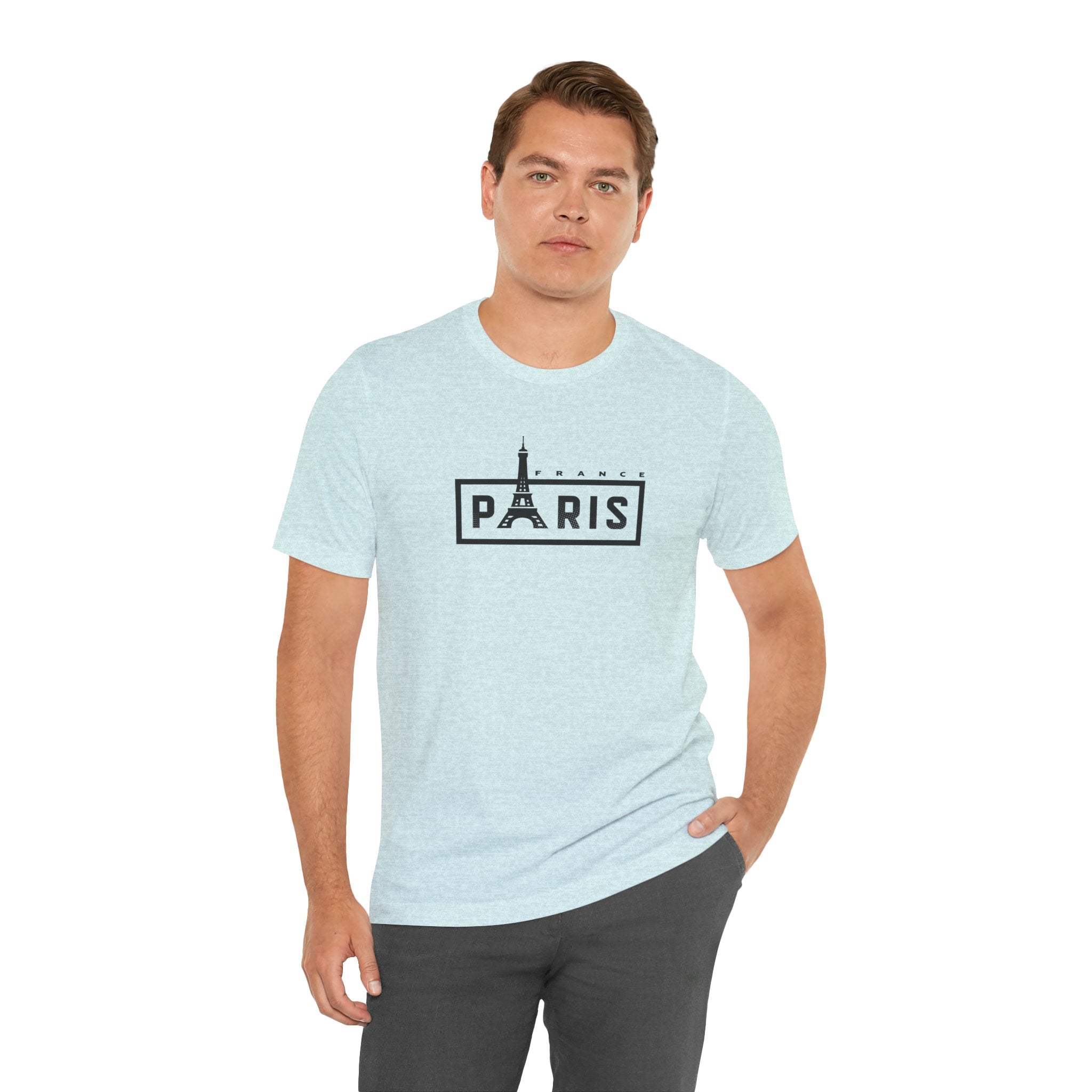 Paris Eiffel Tower Graphic Tee — Vintage Parisian Travel T‑Shirt