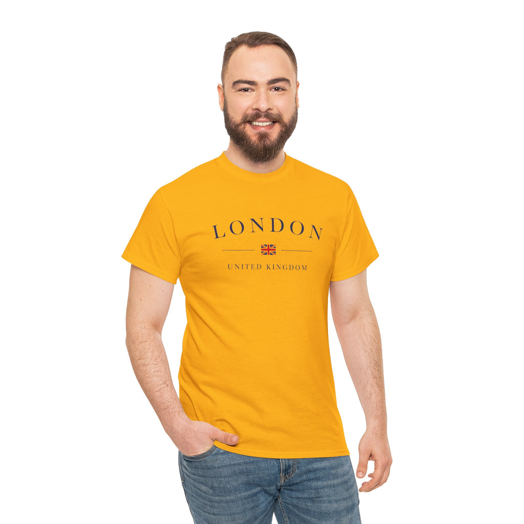 London Tee — Classic UK Flag Graphic Cotton T-Shirt