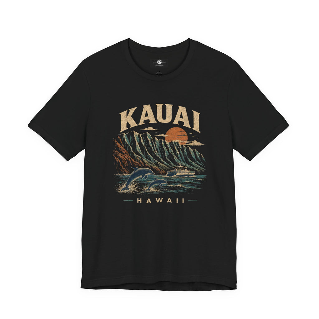 Kauai, Hawaii Boat Tour Tee — Fun Memories Island Souvenir