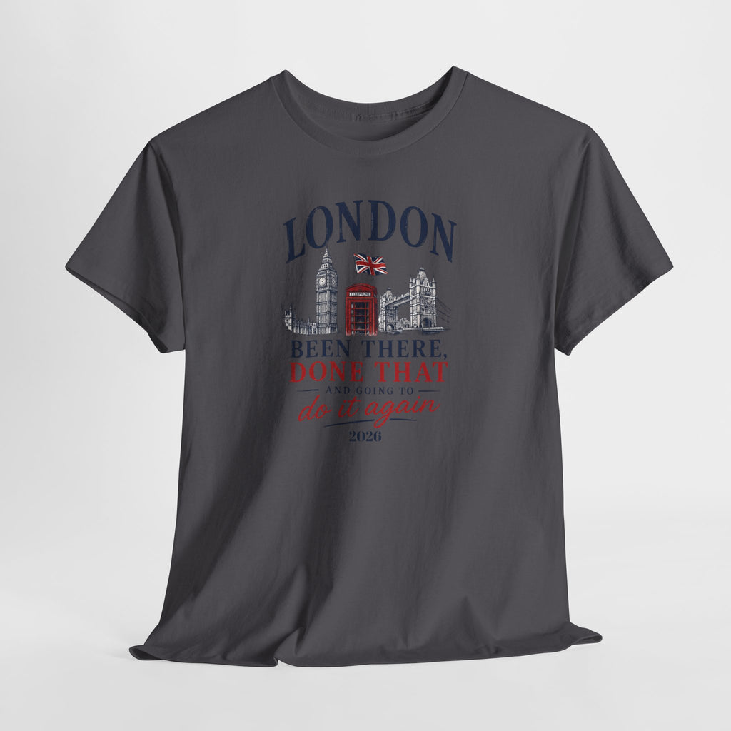 Funny London "Been There, Done That" Travel Souvenir Tee — Personalizion available