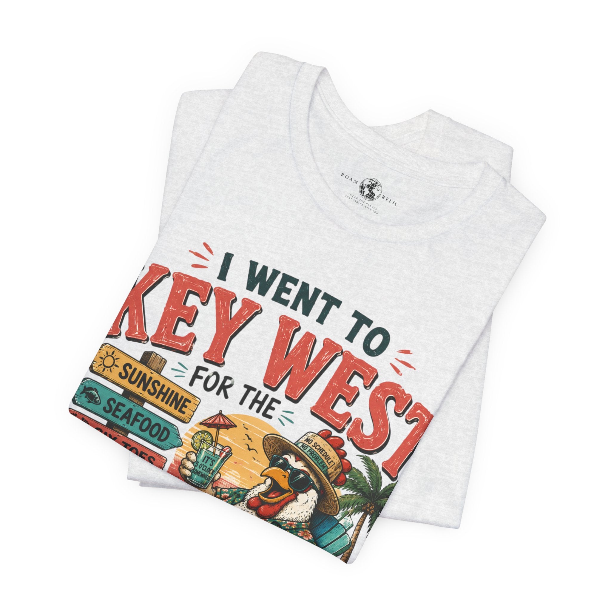 Key West Vacation T‑Shirt — "I Went to Key West for the Sunshine, Seafood, Six Toes & Questionable Decisions Were Made"