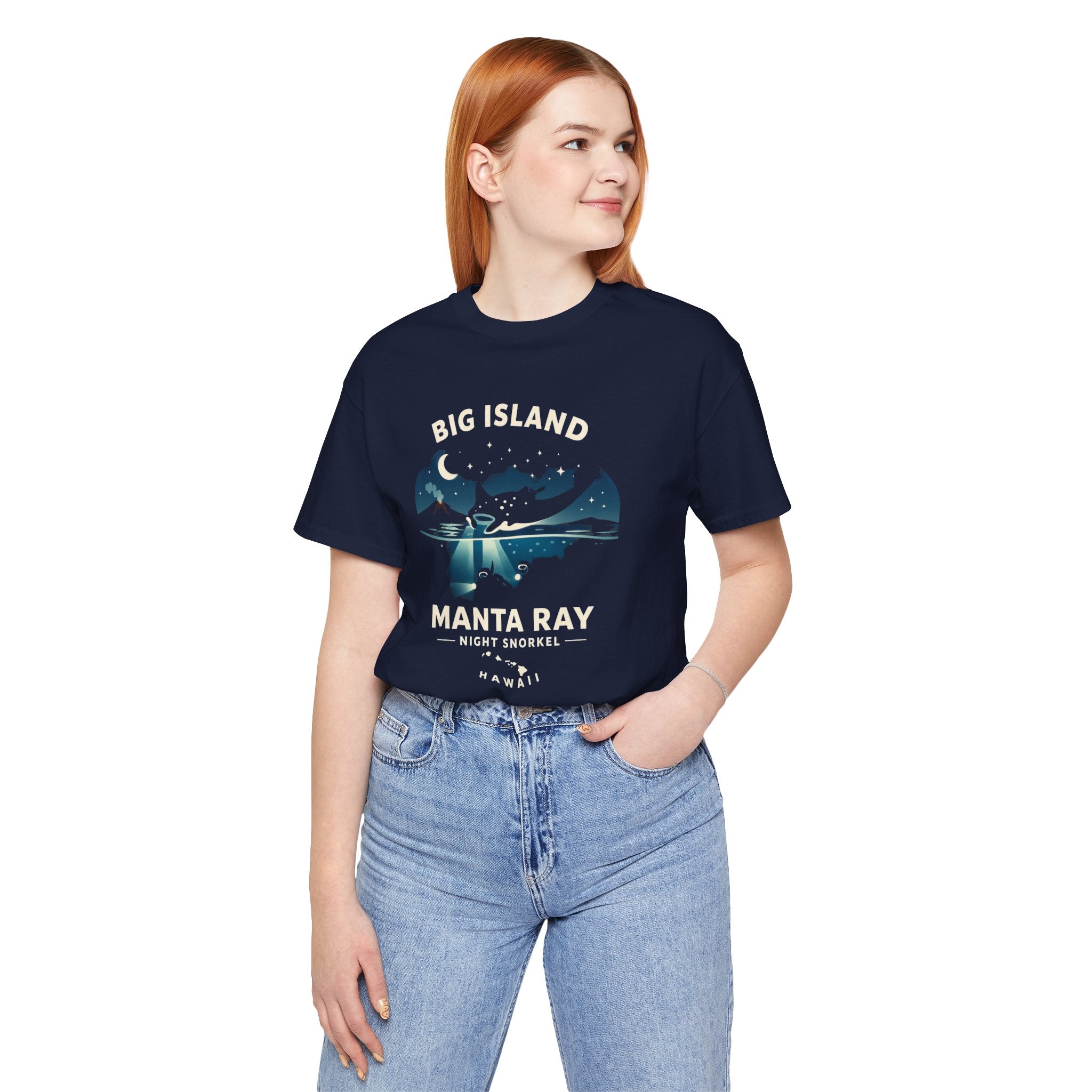 Manta Ray Night Snorkel Tee — Big Island Hawaii Adventure Souvenir