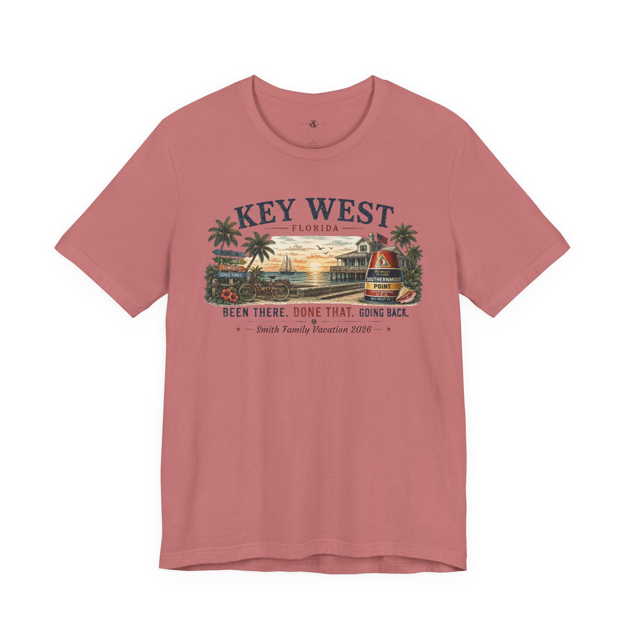 Key West Family Vacation T-Shirt — Custom Family Trip Tee