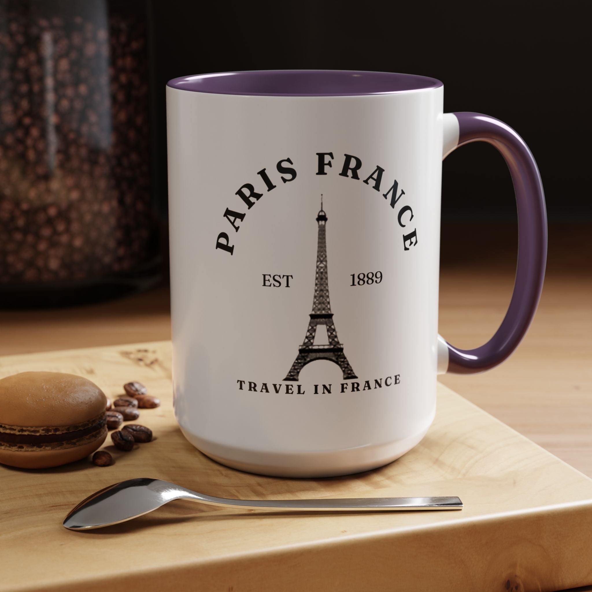 Paris France Eiffel Tower Coffee Mug – Travel Souvenir Accent Mug (11/15oz)
