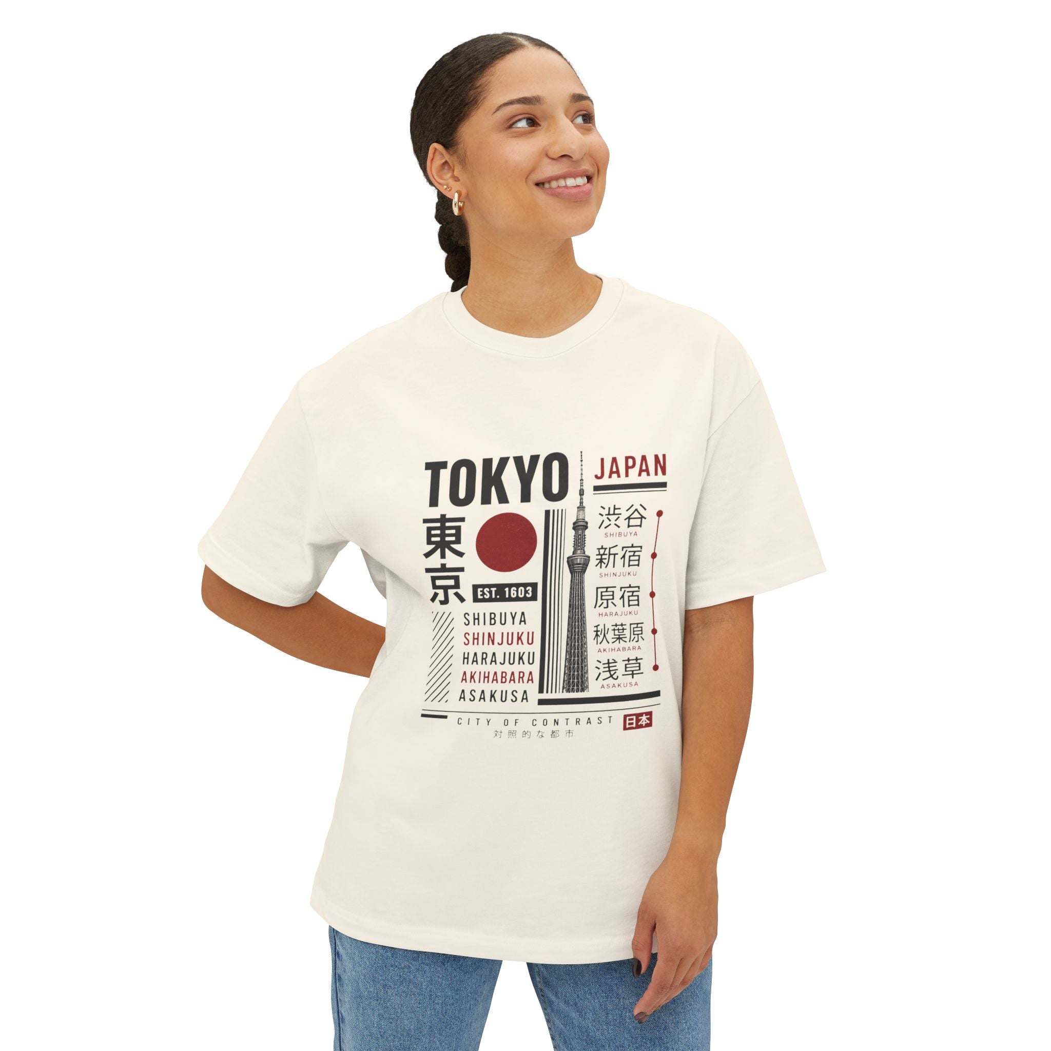 Tokyo Japan Graphic Tee — Skyline & Kanji Travel T‑Shirt