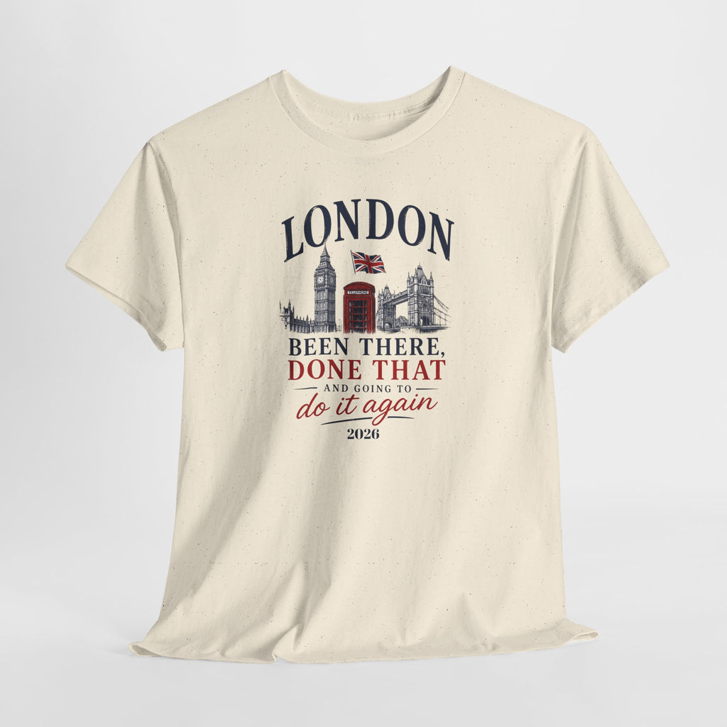 Funny London "Been There, Done That" Travel Souvenir Tee — Personalizion available
