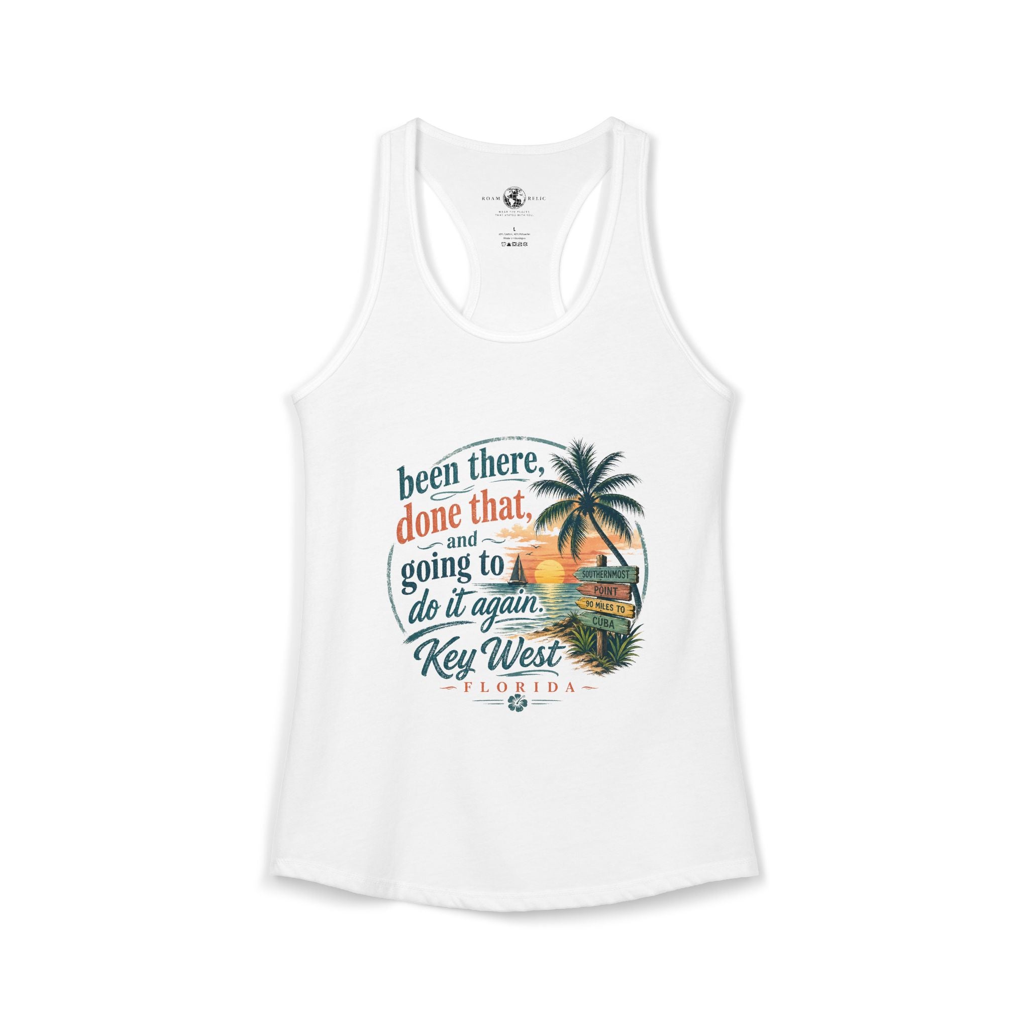 Key West "Been There, Done That" Women's Racerback Tank