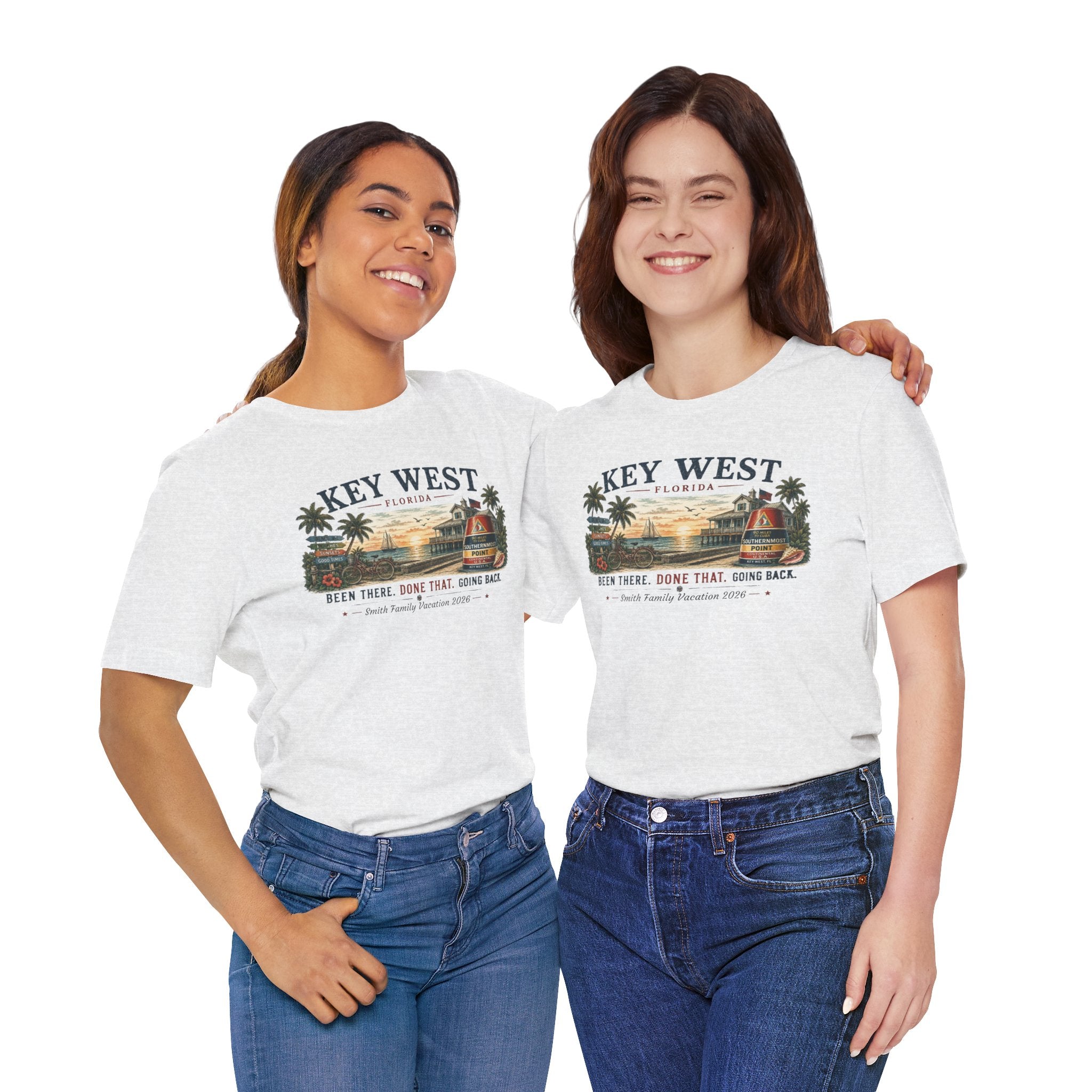 Key West Family Vacation T-Shirt — Custom Family Trip Tee