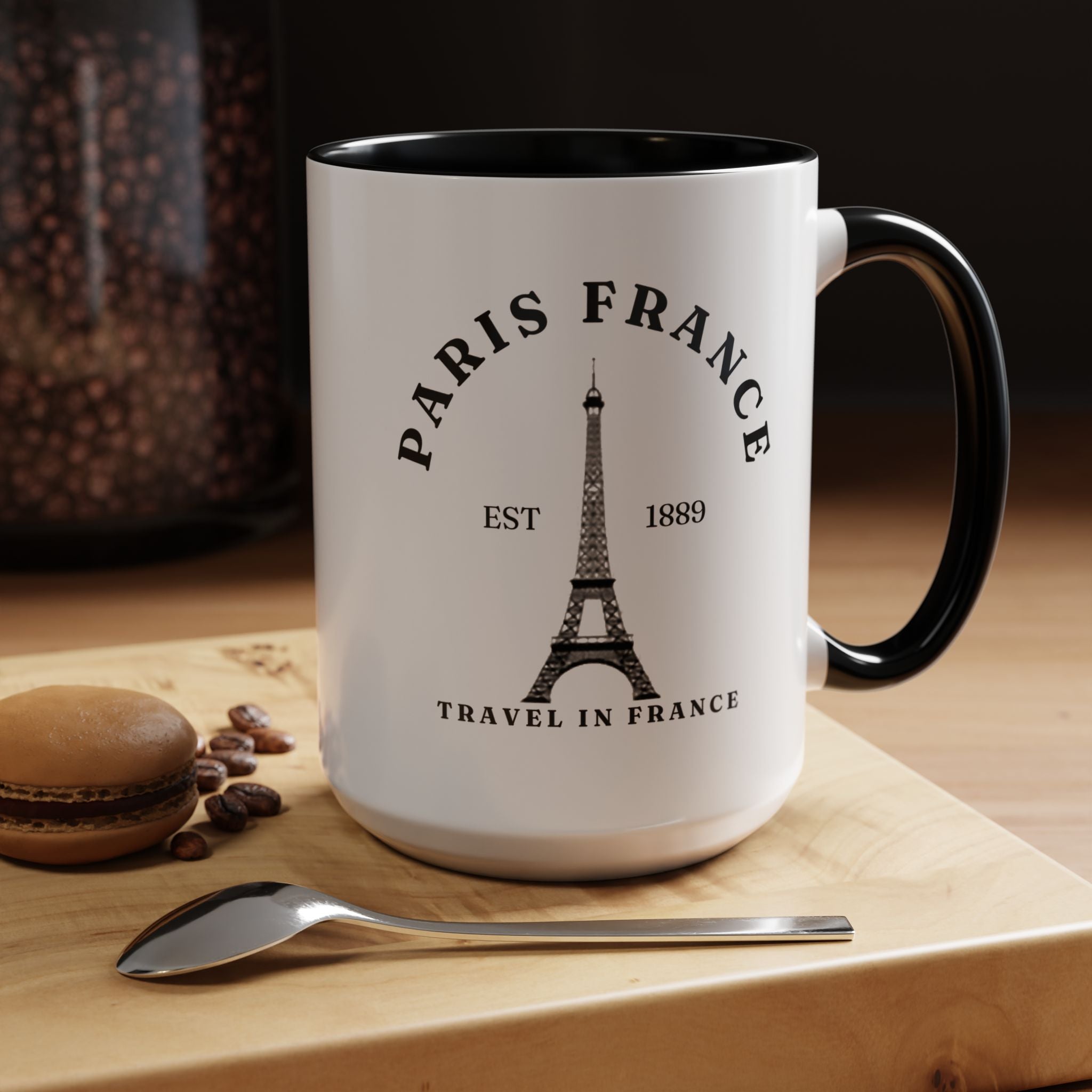 Paris France Eiffel Tower Coffee Mug – Travel Souvenir Accent Mug (11/15oz)