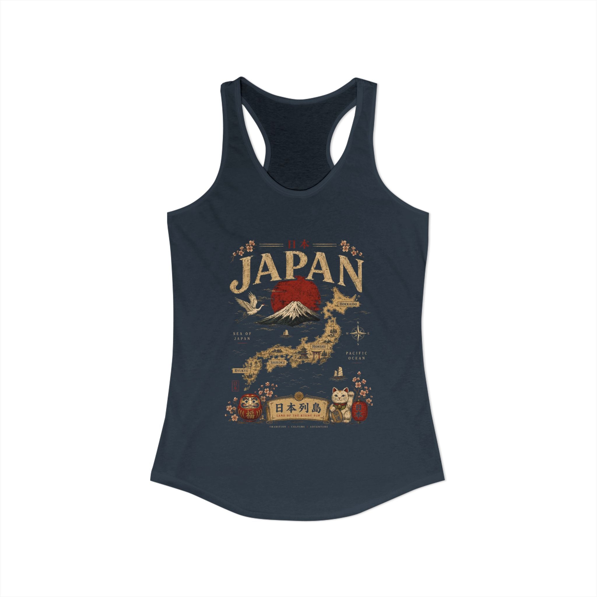 Vintage Japan Racerback Tank — Women's Japan Graphic Tank
