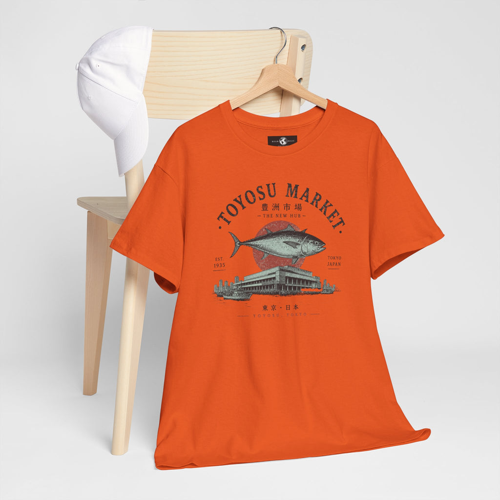 Toyosu Market Tuna Tee — Japanese Fish Market Graphic T-Shirt