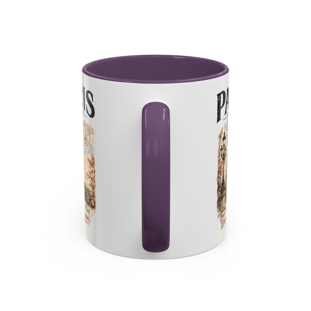 Paris France Eiffel Tower Accent Coffee Mug — "Been There. Done That. Doing It Again."