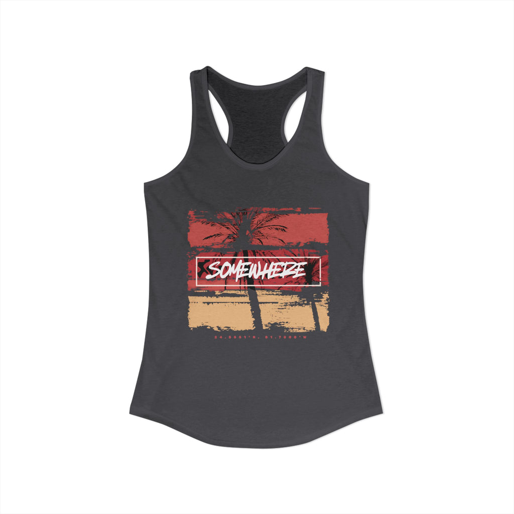 Key West "Somewhere" Women's Racerback Tank