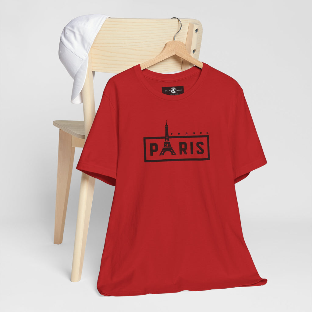 Paris Eiffel Tower Graphic Tee — Vintage Parisian Travel T‑Shirt