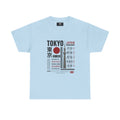 Tokyo Japan Graphic T-Shirt – Kanji City Names & Red Sun Travel Tee
