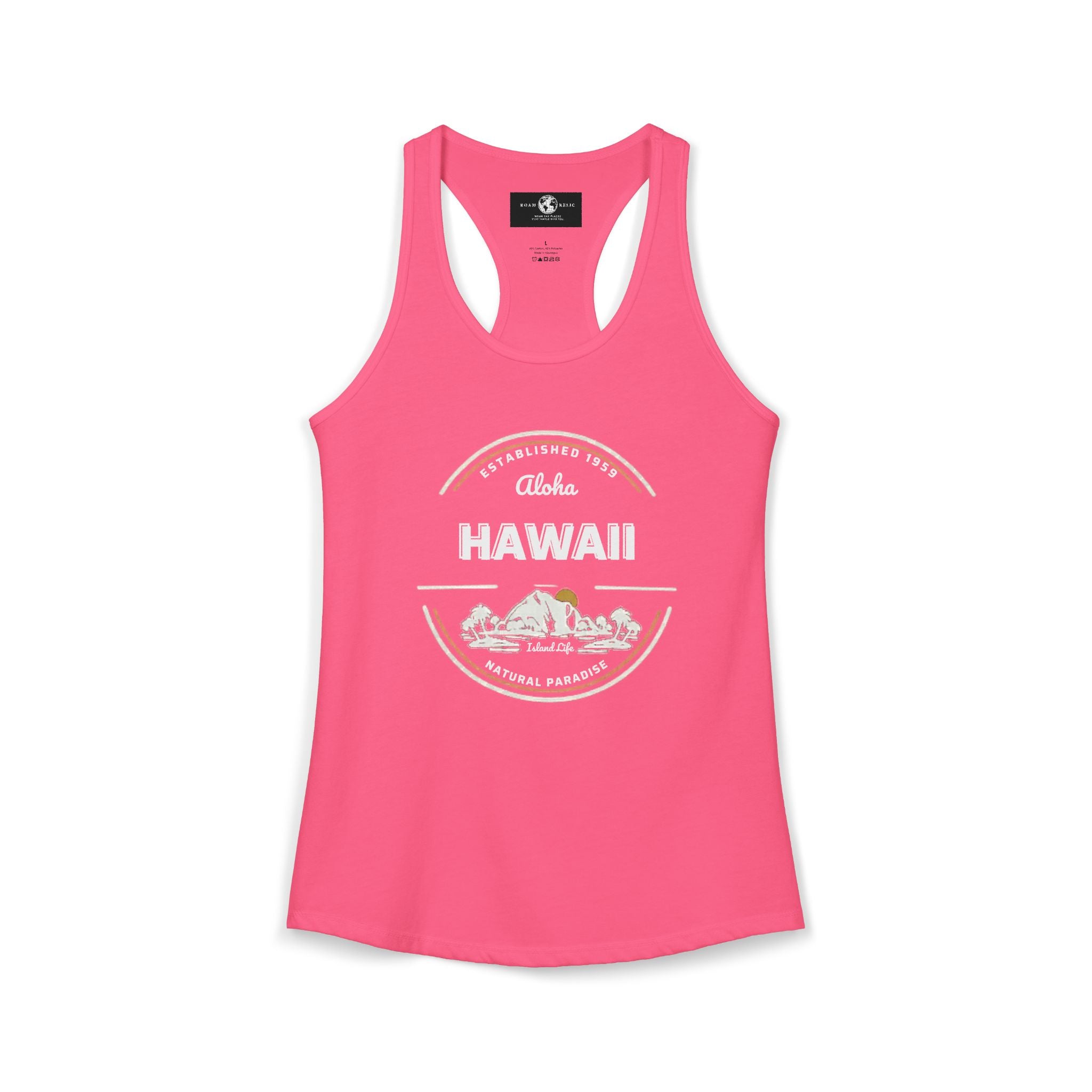 Hawaii Aloha Party Women's Racerback Tank