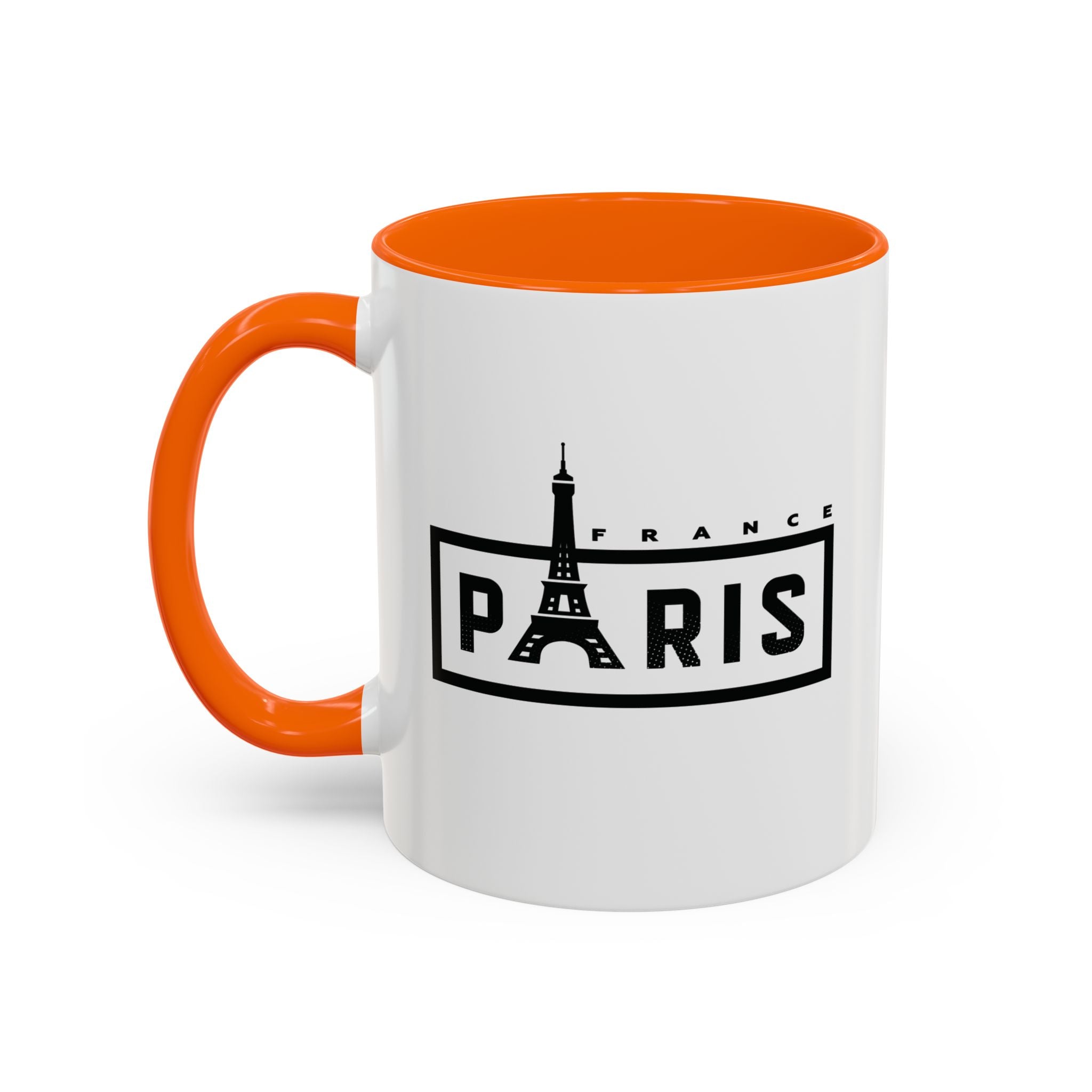 Paris Eiffel Tower Accent Coffee Mug – France Travel Souvenir (11/15oz)