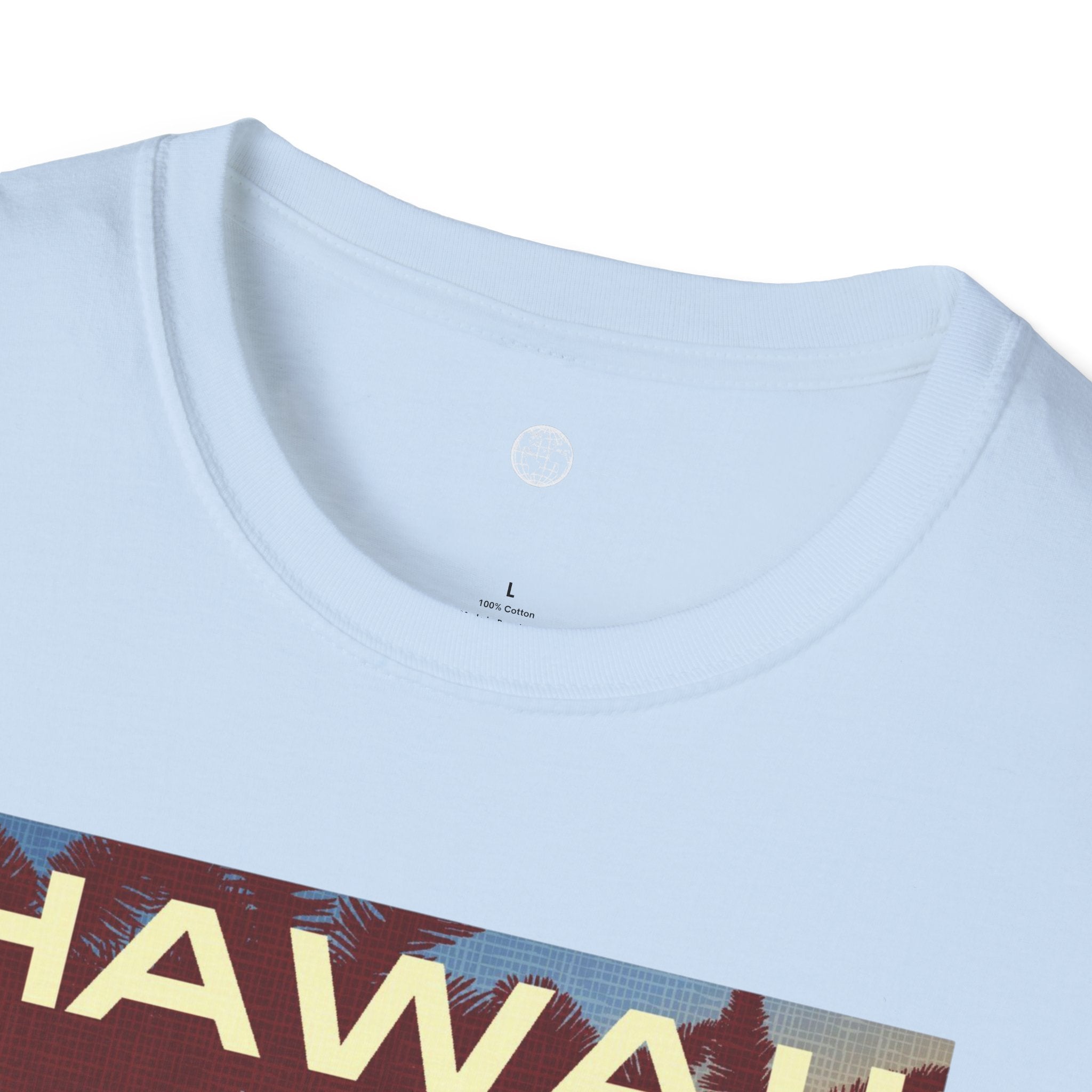 Hawaii Sunset T-Shirt — "Welcome to Adventure" Vintage Palm Beach Tee
