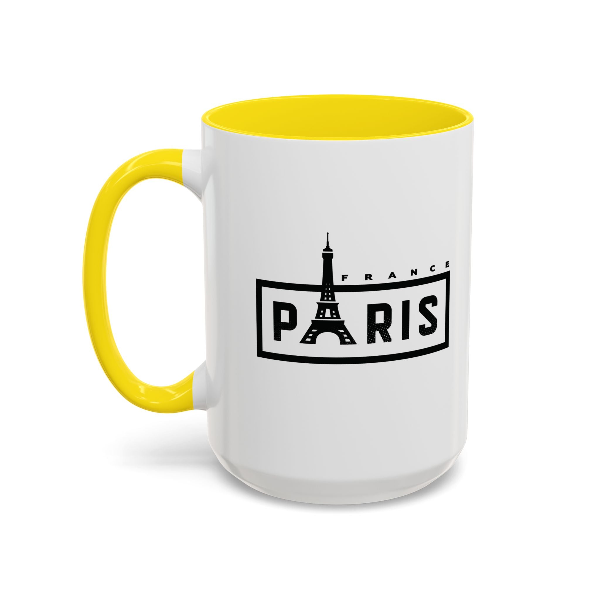 Paris Eiffel Tower Accent Coffee Mug – France Travel Souvenir (11/15oz)