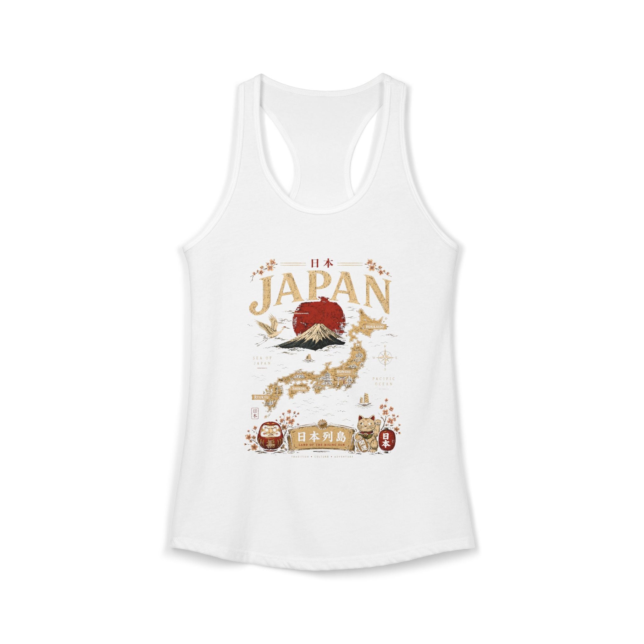 Vintage Japan Racerback Tank — Women's Japan Graphic Tank