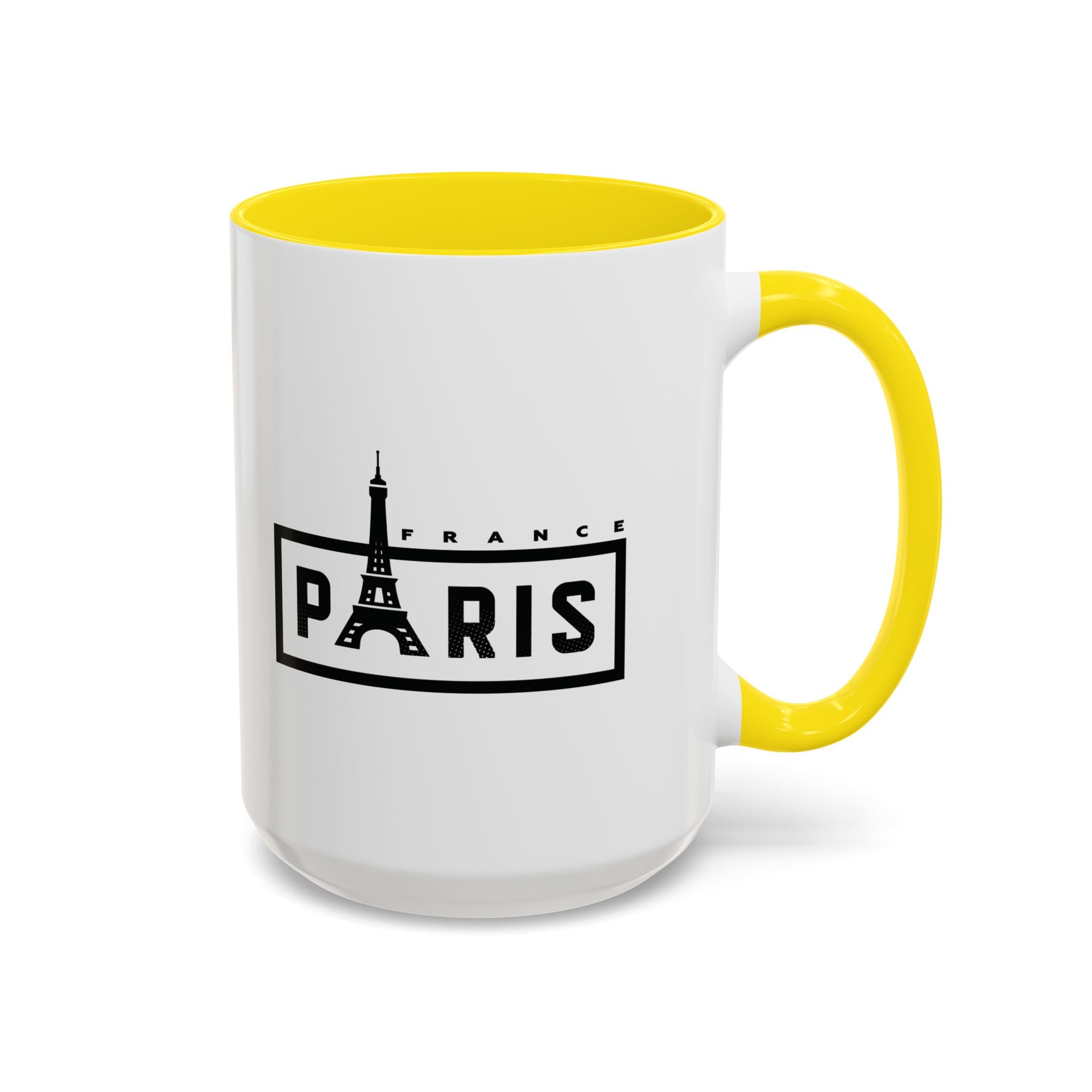 Paris Eiffel Tower Accent Coffee Mug – France Travel Souvenir (11/15oz)