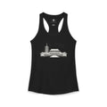 Asakusa Senso-ji Temple Racerback Tank — Minimal Outline Japan Travel Tee