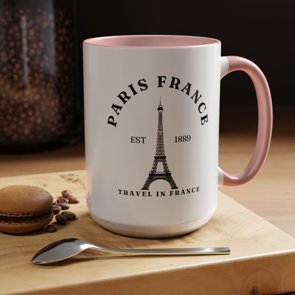 Paris France Eiffel Tower Coffee Mug – Travel Souvenir Accent Mug (11/15oz)
