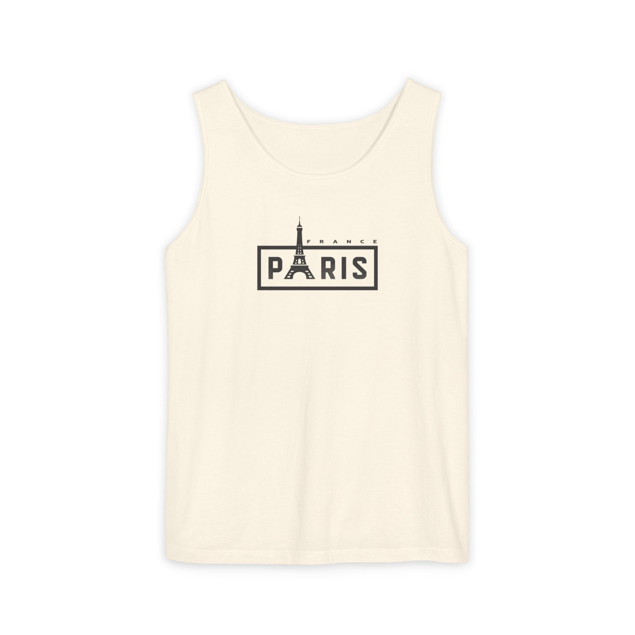 Paris Eiffel Tower Vintage Travel Tank Top — Retro French Graphic Tank
