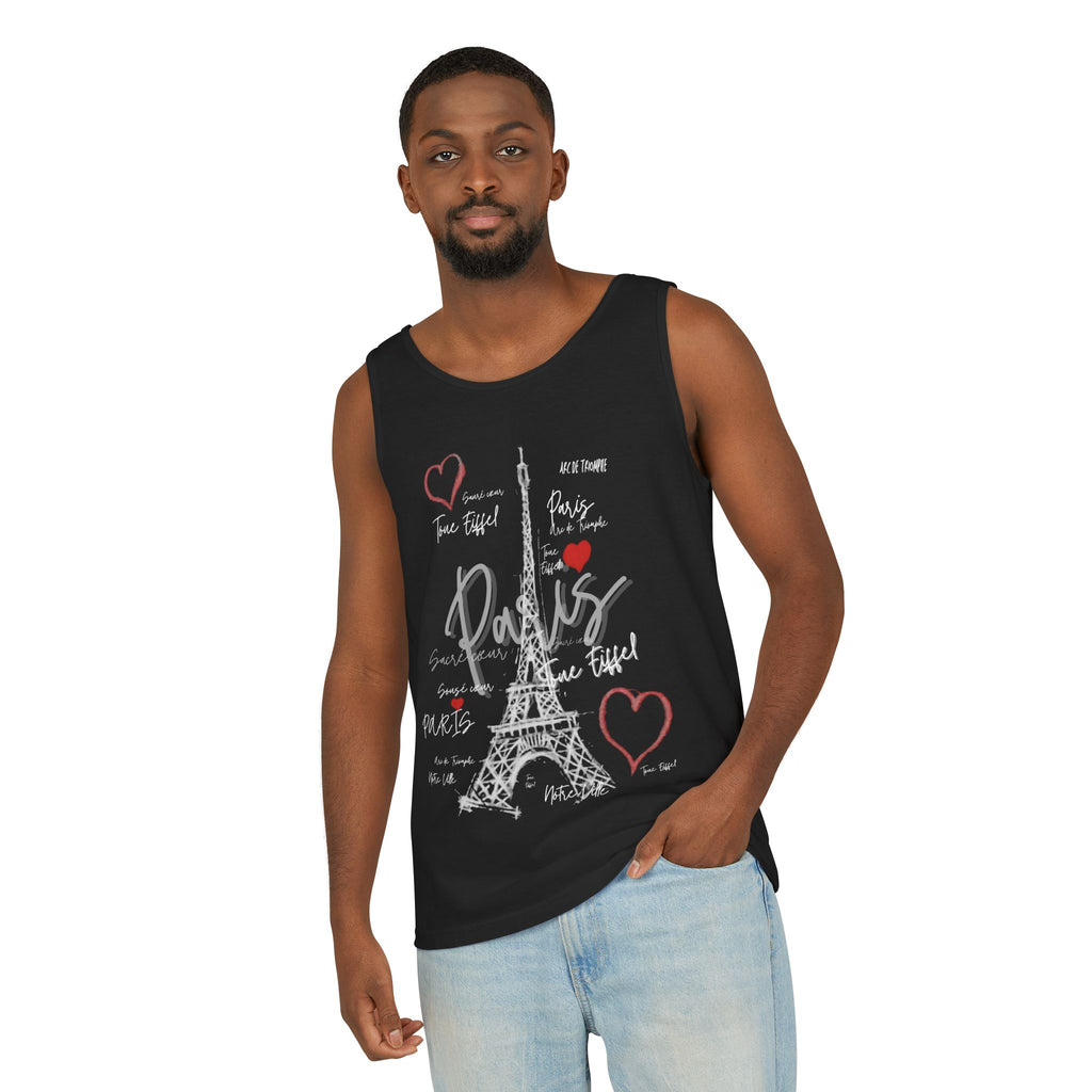 Paris Eiffel Tower Romantic Travel Tank Top