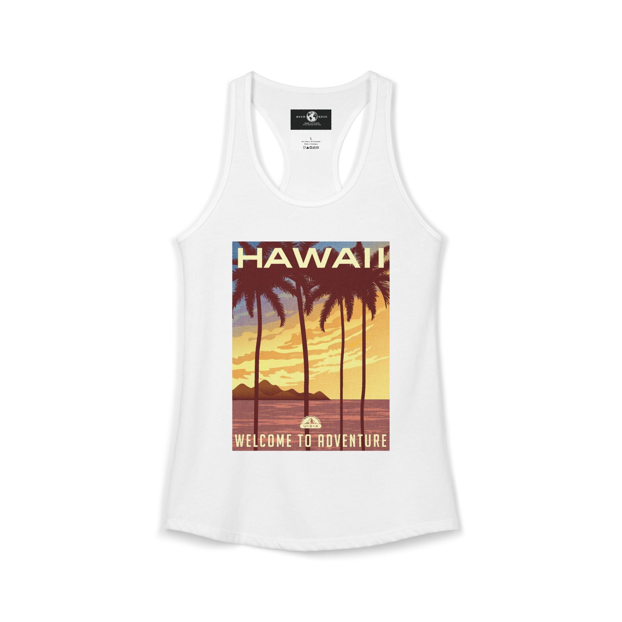 Hawaii Adventure Women's Racerback Tank Top