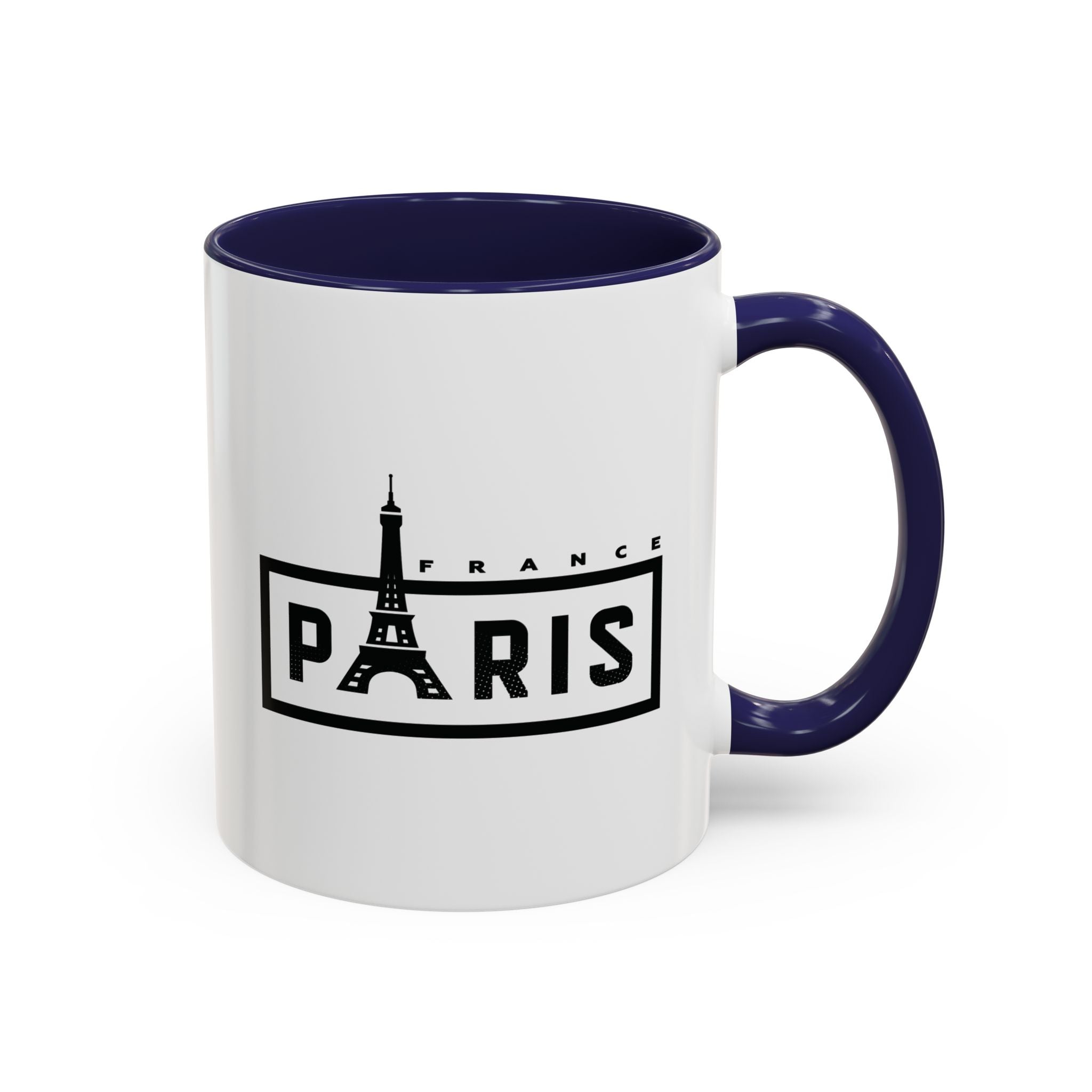 Paris Eiffel Tower Accent Coffee Mug – France Travel Souvenir (11/15oz)