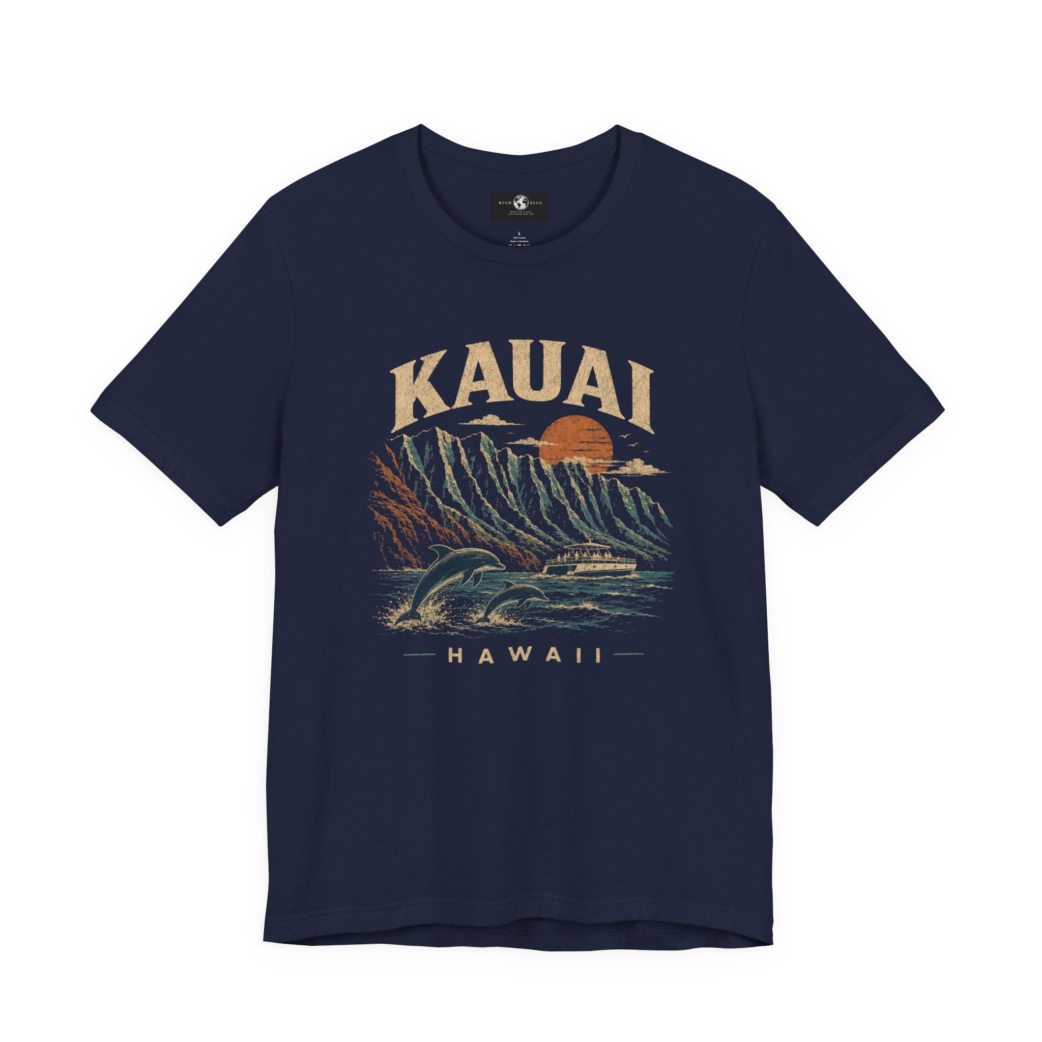Kauai, Hawaii Boat Tour Tee — Fun Memories Island Souvenir