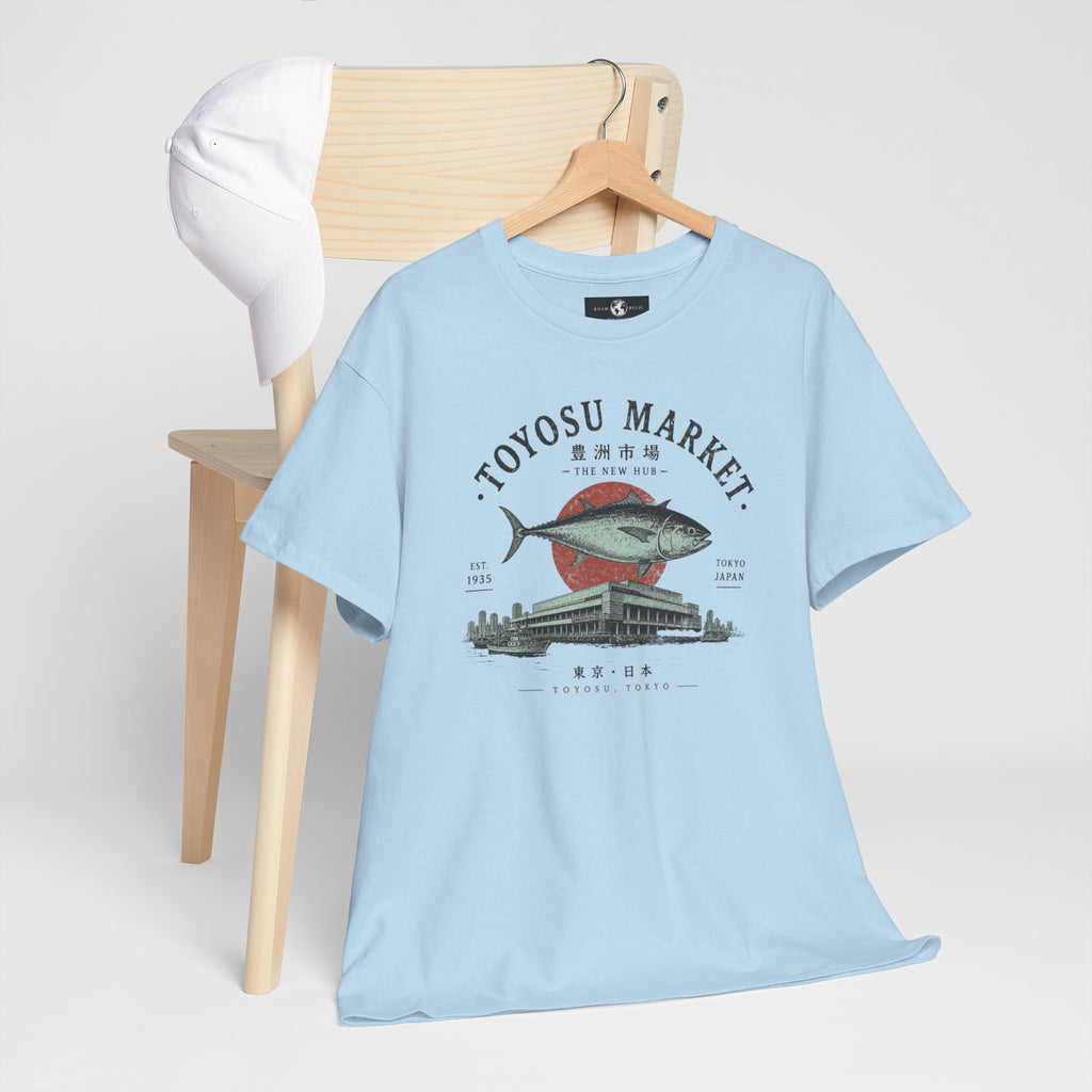 Toyosu Market Tuna Tee — Japanese Fish Market Graphic T-Shirt