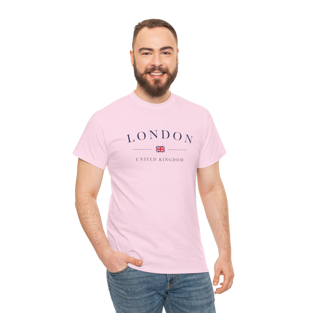 London Tee — Classic UK Flag Graphic Cotton T-Shirt
