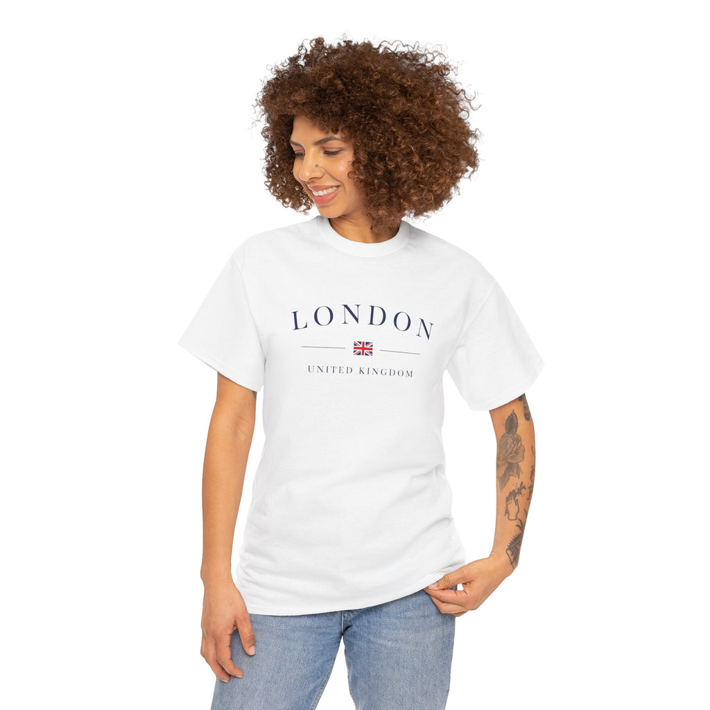 London Tee — Classic UK Flag Graphic Cotton T-Shirt