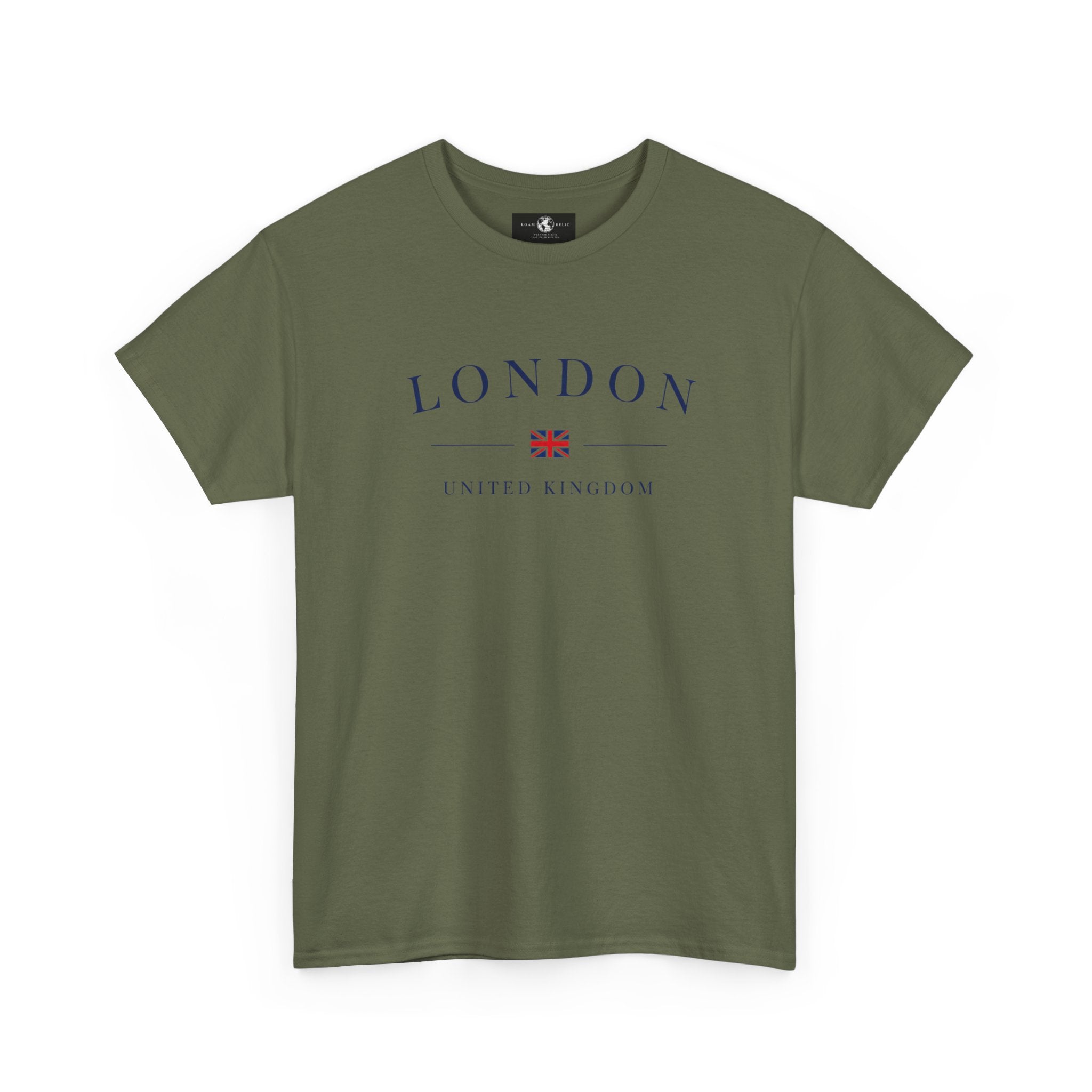 London Tee — Classic UK Flag Graphic Cotton T-Shirt