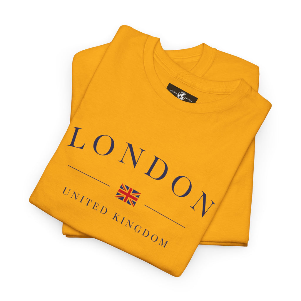 London Tee — Classic UK Flag Graphic Cotton T-Shirt