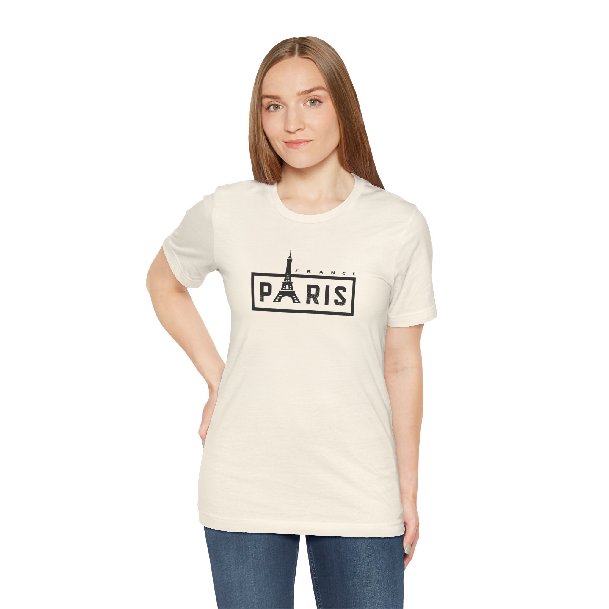 Paris Eiffel Tower Graphic Tee — Vintage Parisian Travel T‑Shirt