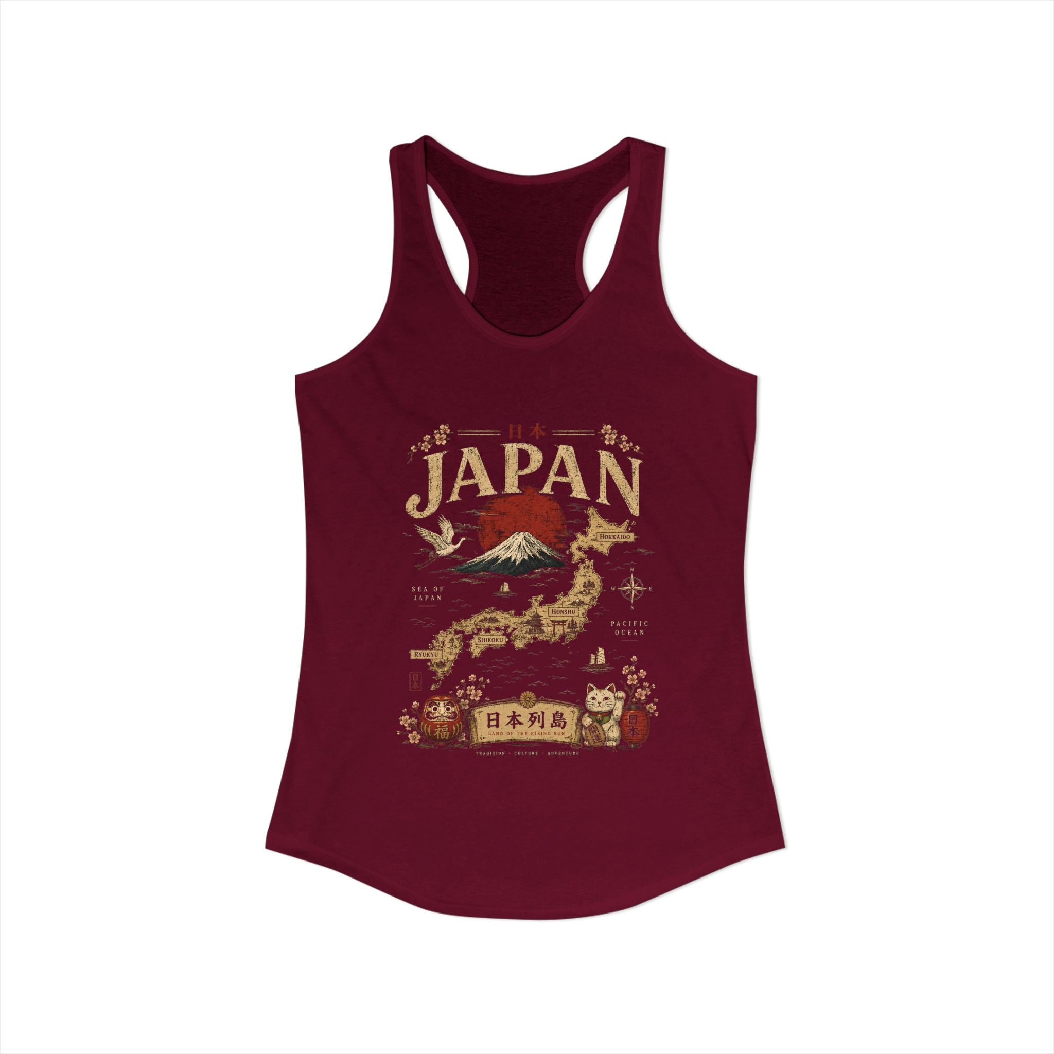 Vintage Japan Racerback Tank — Women's Japan Graphic Tank