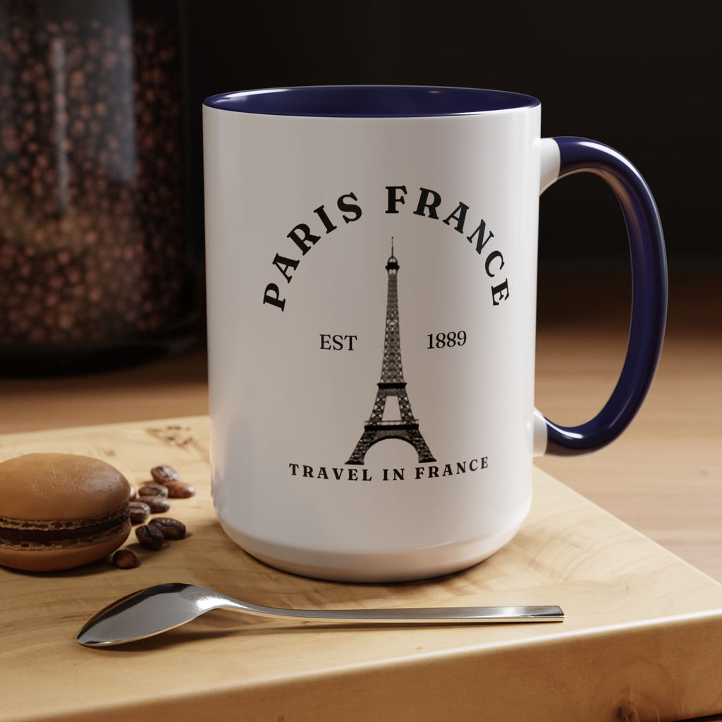 Paris France Eiffel Tower Coffee Mug – Travel Souvenir Accent Mug (11/15oz)