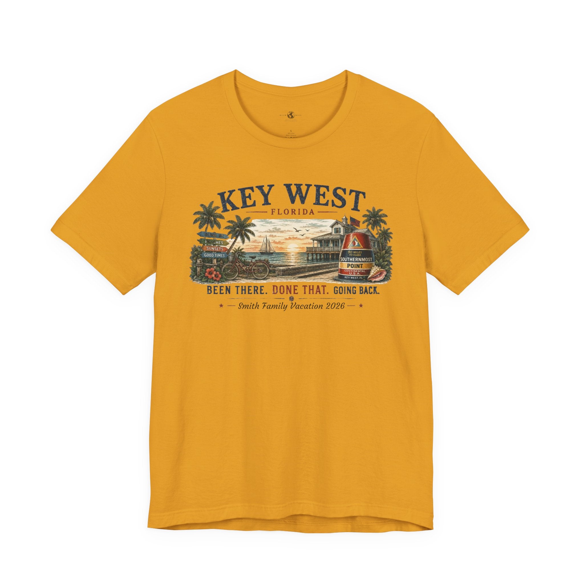 Key West Family Vacation T-Shirt — Custom Family Trip Tee